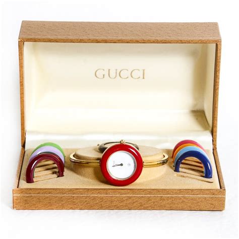 buy gucci watch bands|gucci watch interchangeable rings.